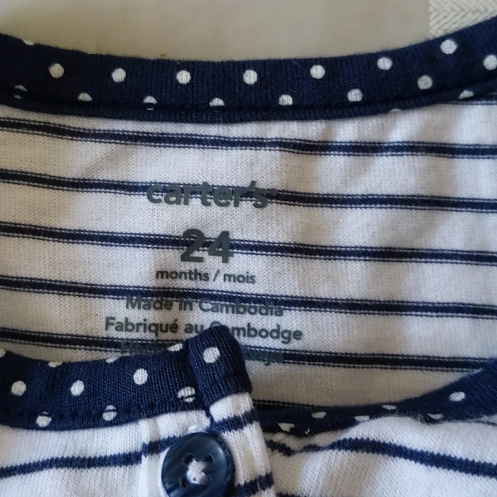NWT Carters Onesie 24 Months.